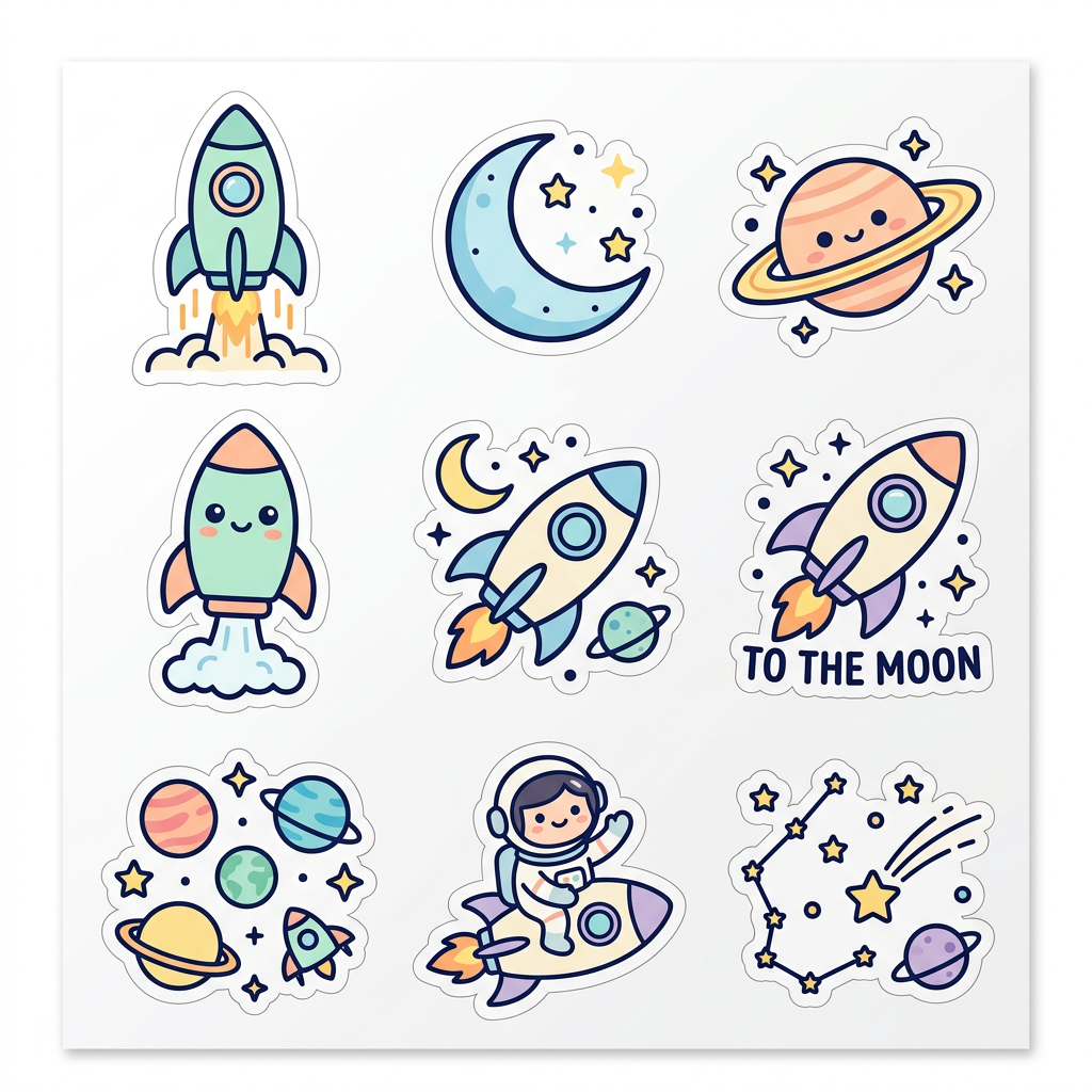 Sticker Fantasy Dreamscape Set 11-15 4K Wallpaper Pack preview artwork artwork 5
