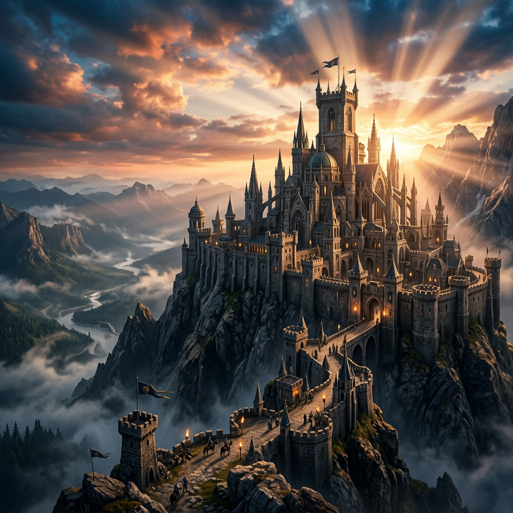 Fantasy Castle & Underwater Sci-Fi City 4K Wallpaper Pack – Epic Worlds Collection (Instant Download) ( 80 gbp ) - Image 3