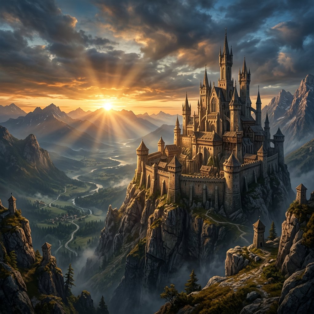 Fantasy Castle & Underwater Sci-Fi City 4K Wallpaper Pack – Epic Worlds Collection (Instant Download) ( 80 gbp ) - Image 4