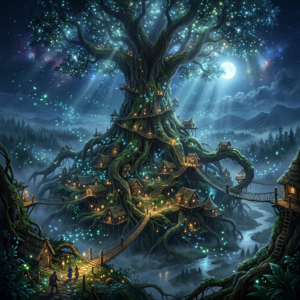 Fantasy Tree Kingdom & Underwater Sci-Fi City 4K Wallpaper Pack – Ocean & Magic Worlds Bundle (Instant Download) ( 95 gbp)