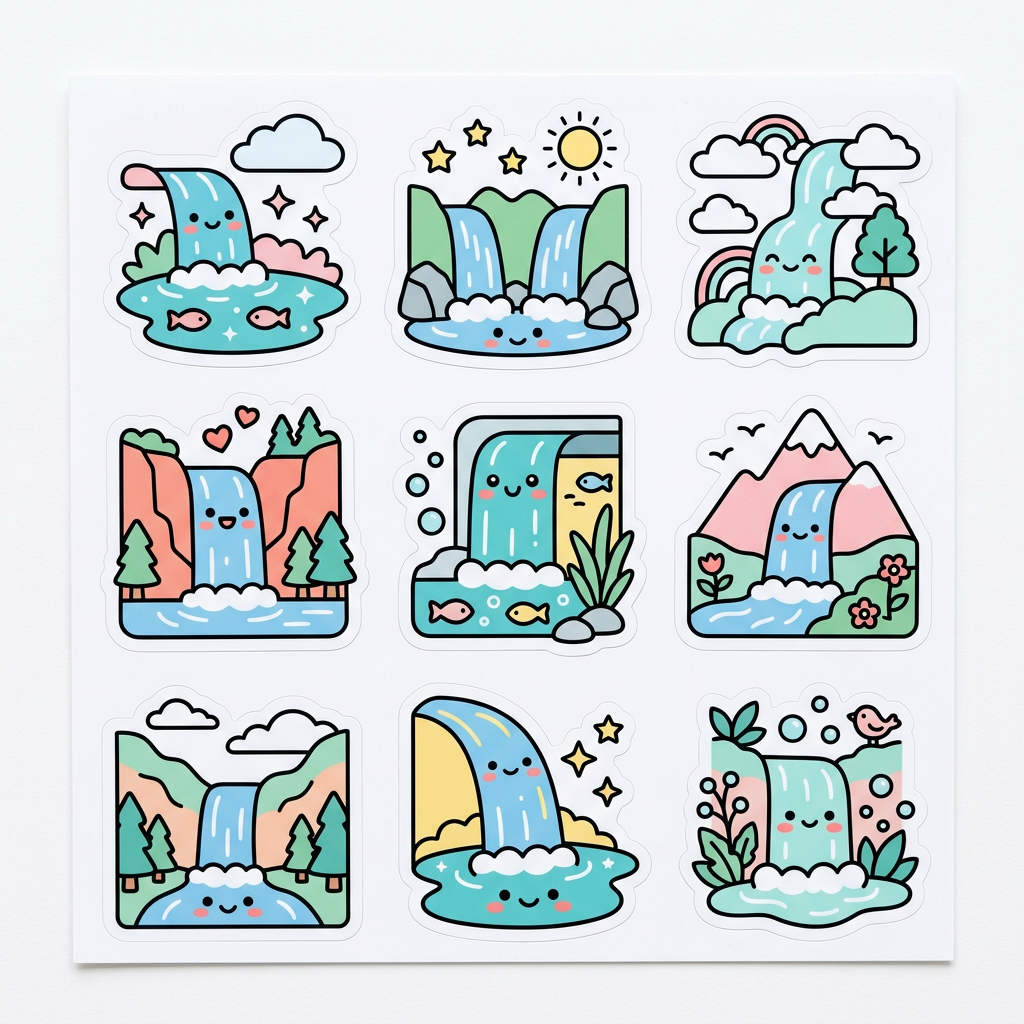 Sticker Fantasy Dreamscape Set 26-29 4K Wallpaper Pack preview artwork artwork 2