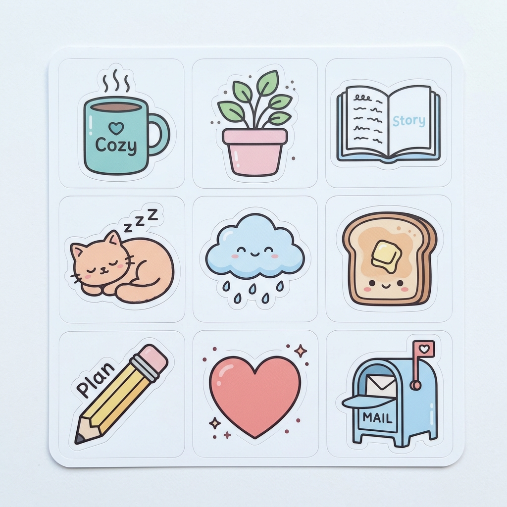 Sticker Fantasy Dreamscape Set 6-10 4K Wallpaper Pack preview artwork
