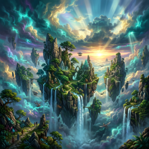 Fantasy Sky Islands & Cyberpunk City 4K Wallpaper Pack – Premium Bundle (Instant Download) ( 90 gbp )
